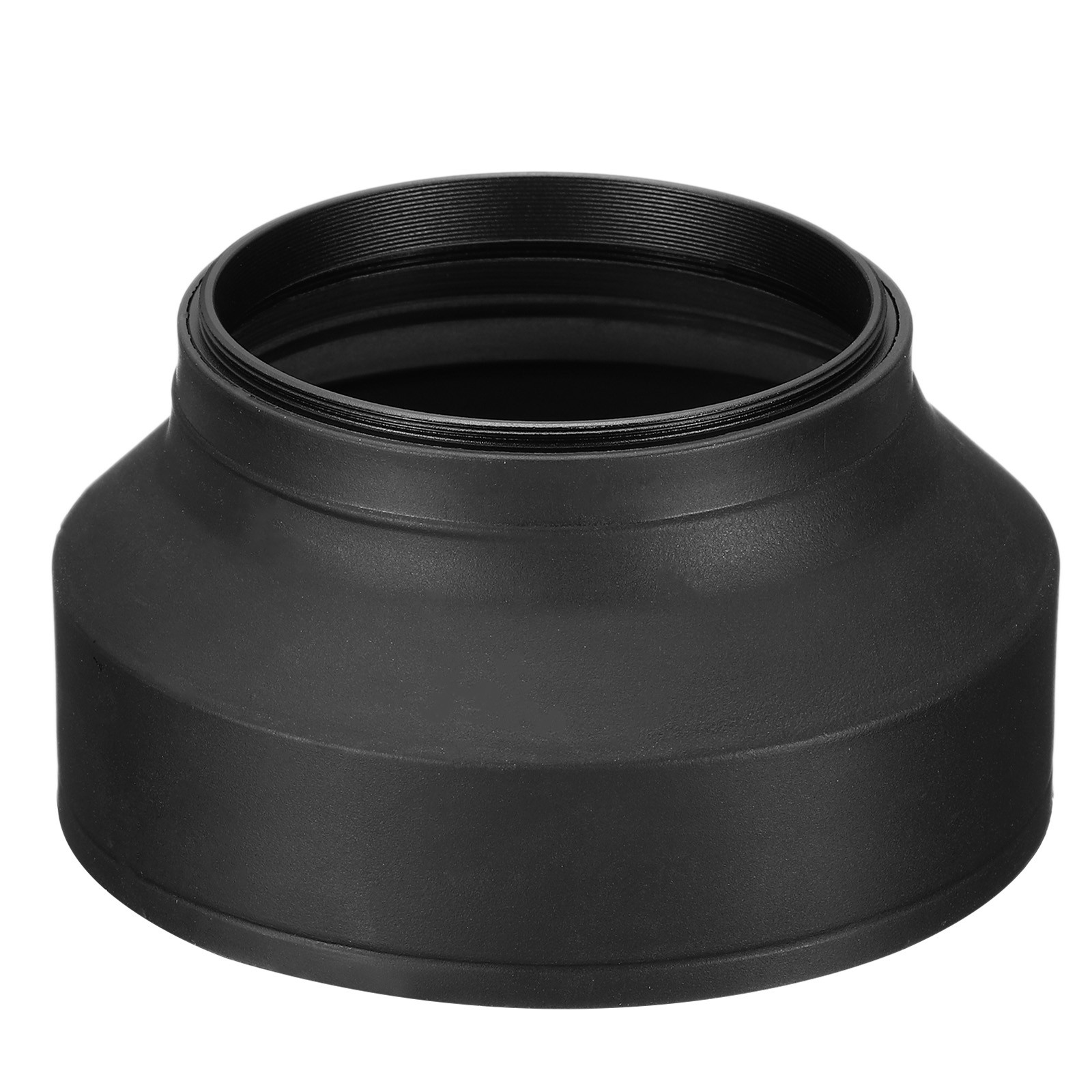 67mm Camera Lens Hood Rubber Collapsible Lens Protector Black