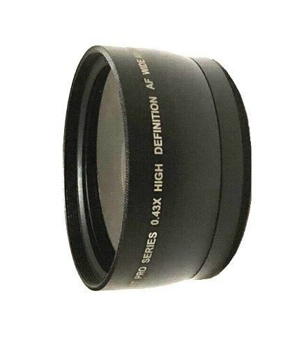 52mm Ultra Wide Angle Lens For Canon EOS R100 with 18-45mm Lens
