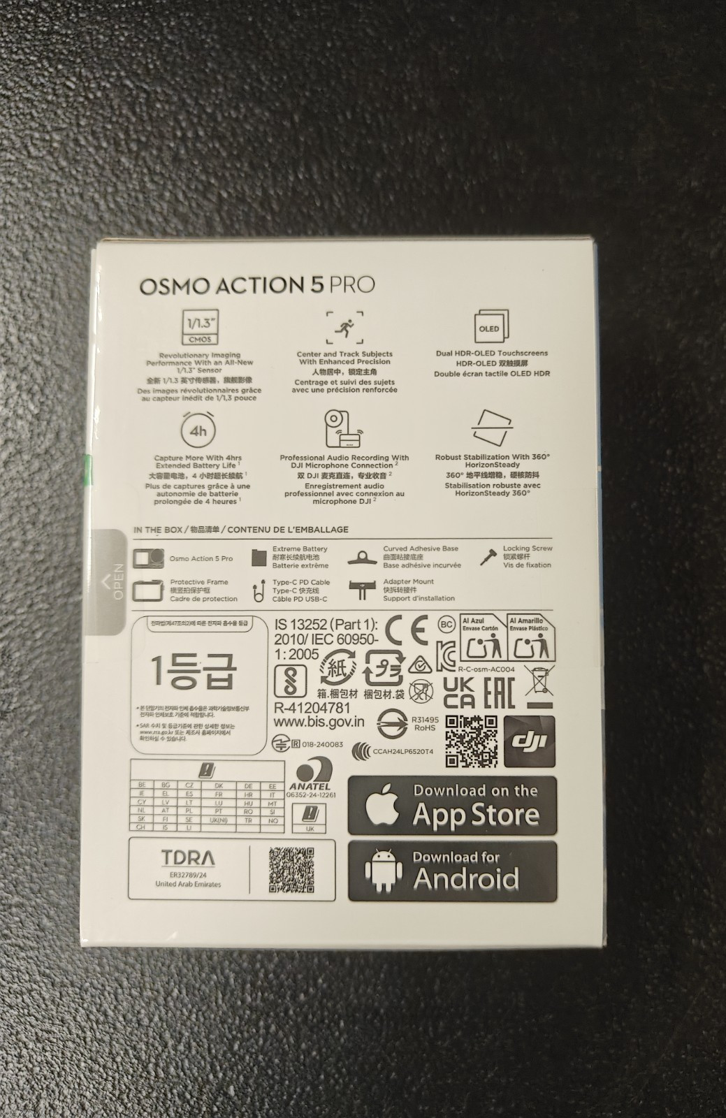 Brand New DJI Osmo Action 5 Pro Standard Combo 4K Action Camera Factory Sealed