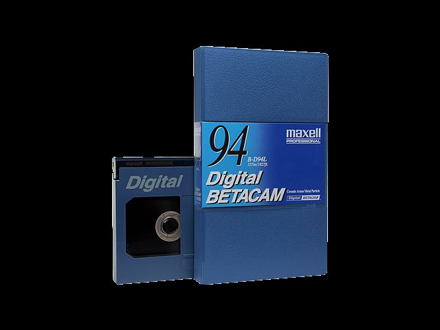 MAXELL DIGITAL BETACAM 94 MIN. LG. 10 PK $19.95 EA TAPE