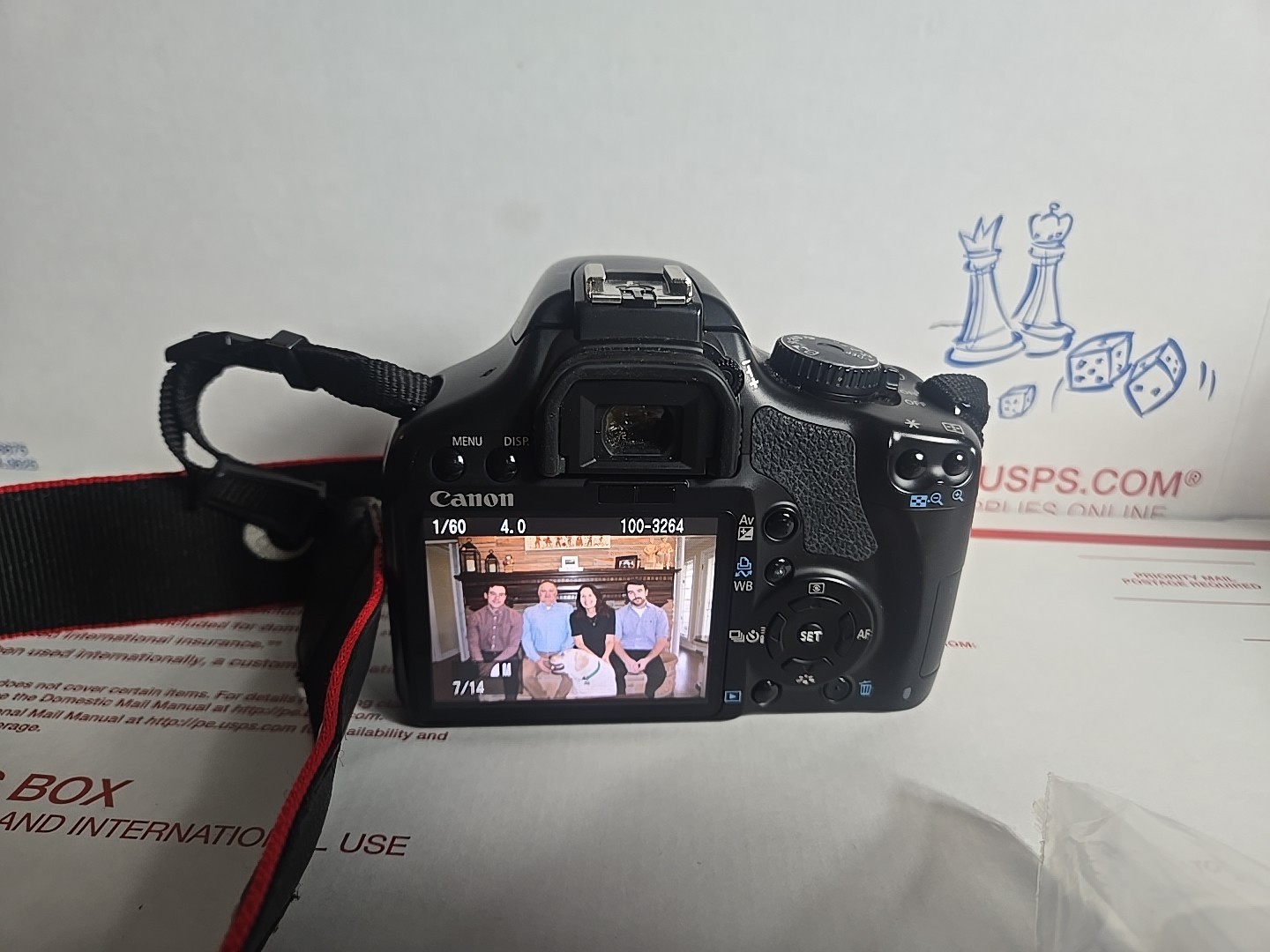 Canon EOS Rebel XSi 12.2MP Digital SLR DSLR Camera