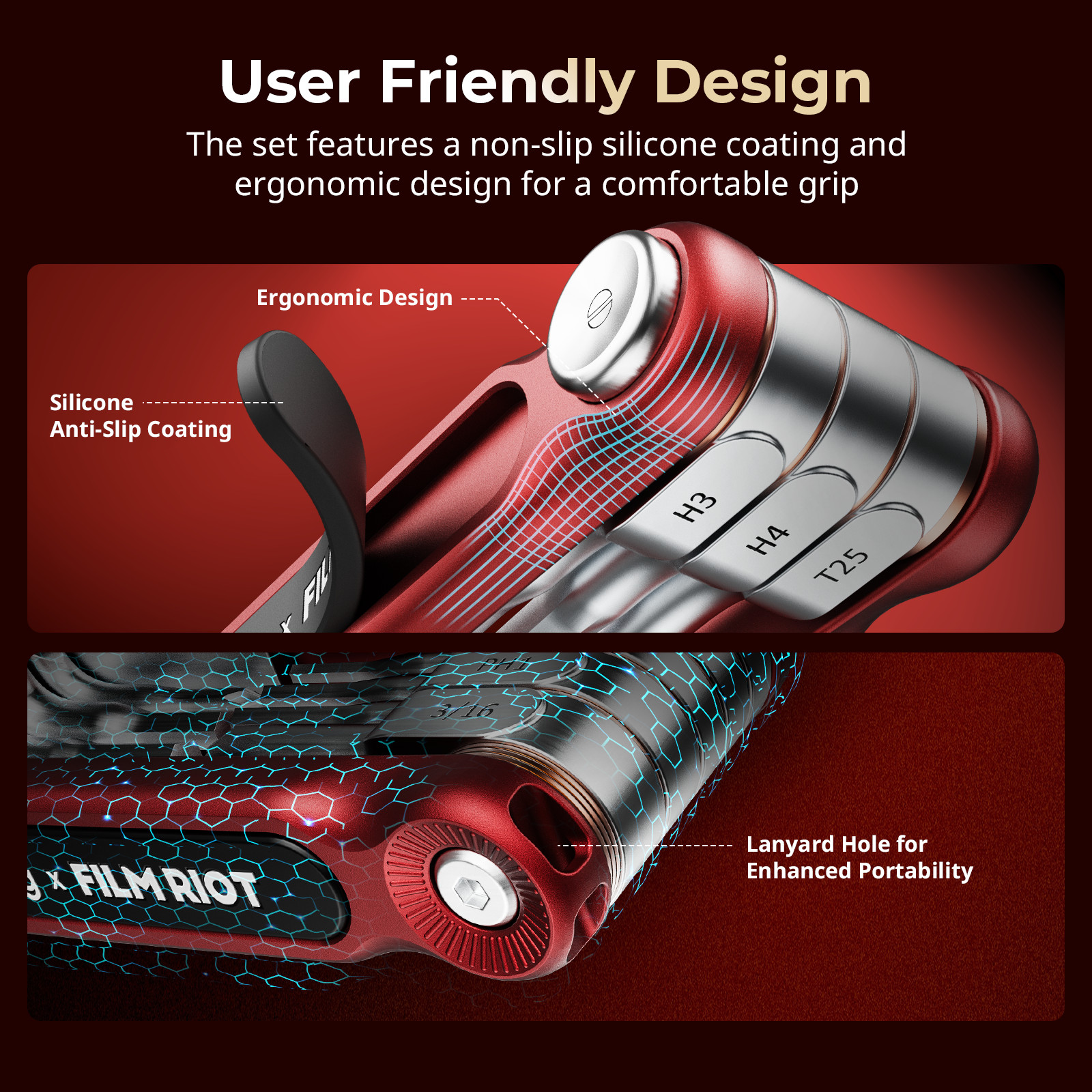SmallRig x FILM RIOT 7-in-1 Folding Tool Set w/ Screwdrivers Hex Key Wrenches
