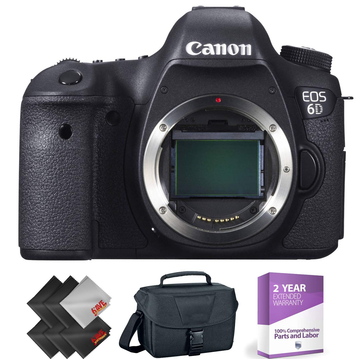 Canon EOS 6D DSLR Camera (Body Only) – Open Box + 1 Year Warranty