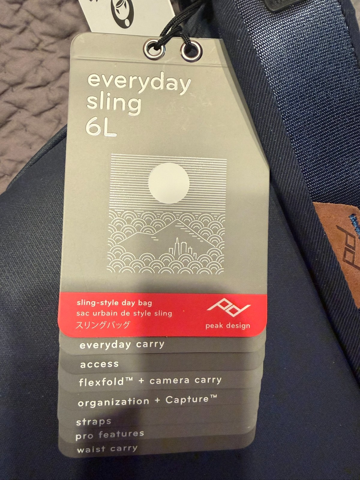 Peak Design Everyday Sling v2 6L, Midnight Blue, New with Tags/in Bag