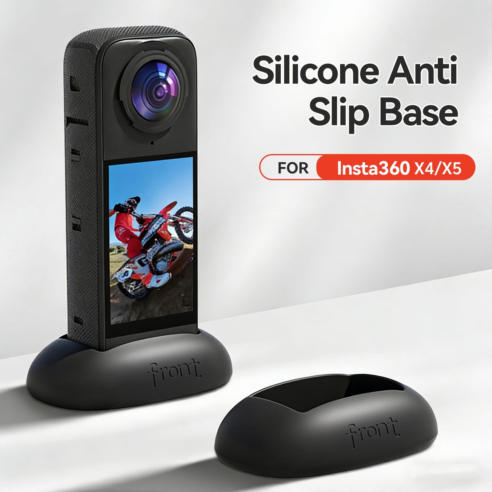 Silicone None-Slip Desktop Mount Base for Insta360 X5/X4