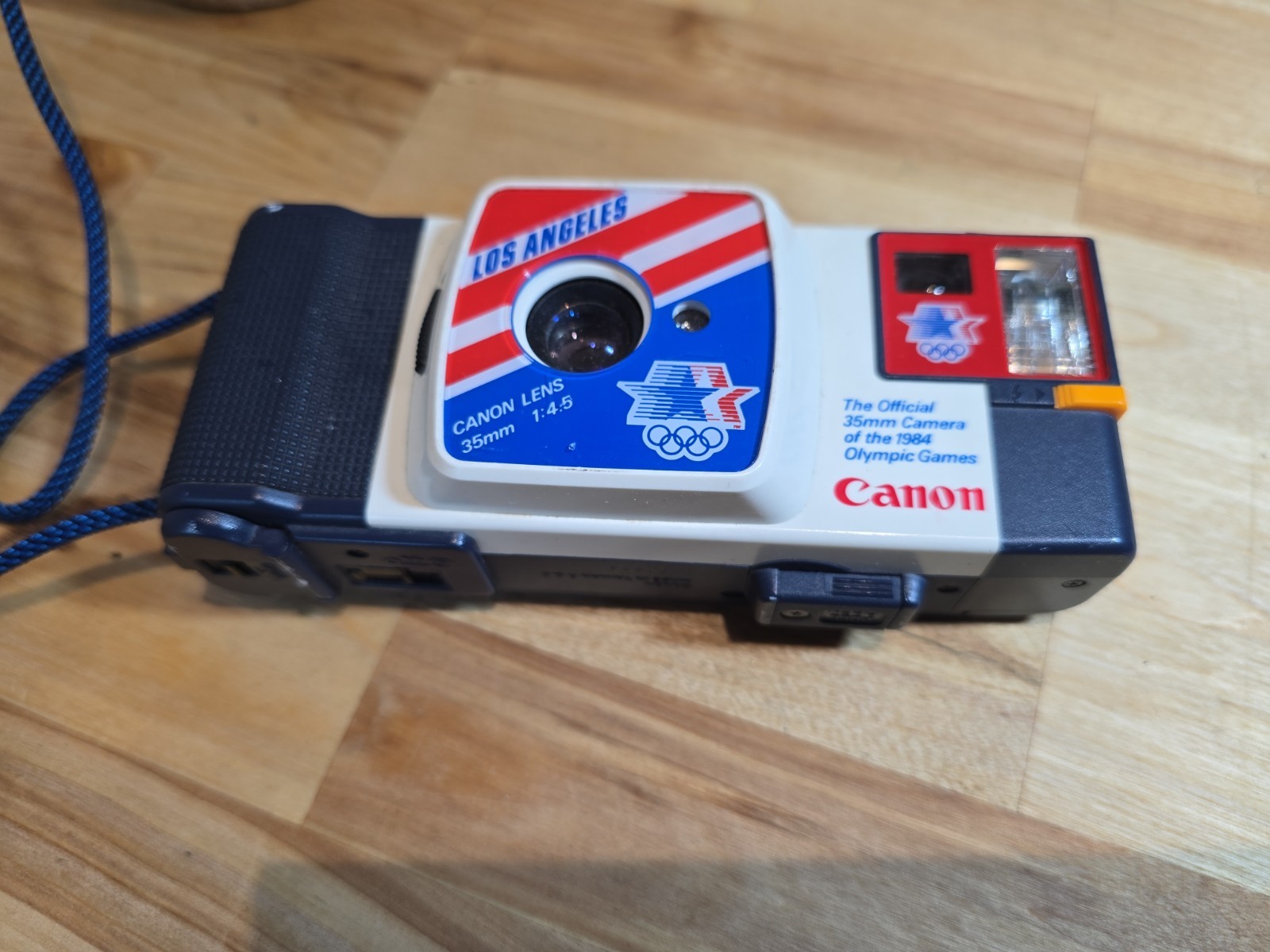1984 Olympic Los Angeles Canon Snappy Point & Shoot Compact Camera