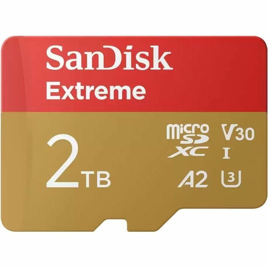 Sandisk SDSQXAV2T00GN6MA Extreme 2TB microSD Card UHS-I U3 V30 A2 – 240MB/s