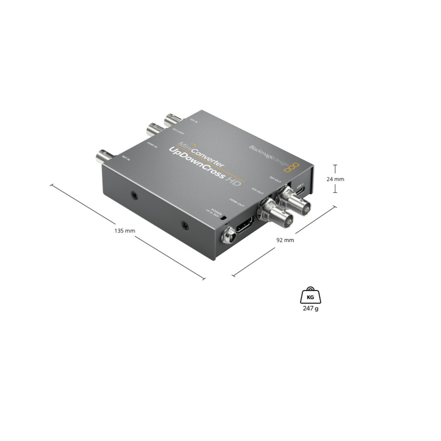 Blackmagic Design Mini Converter UpDownCross HD With 12V Universal Power Supply