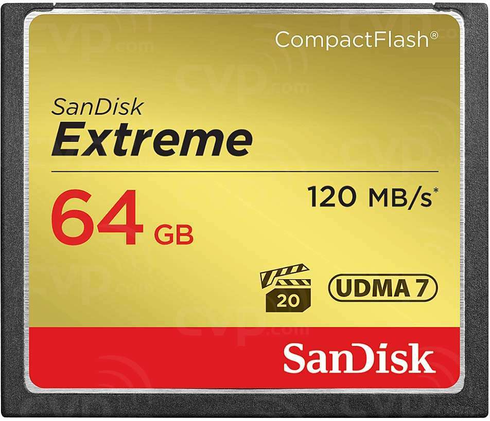 SanDisk Extreme CompactFlash 32GB/64GB/128GB ( SDCFXSB) 120MB/s Memory Card-UK