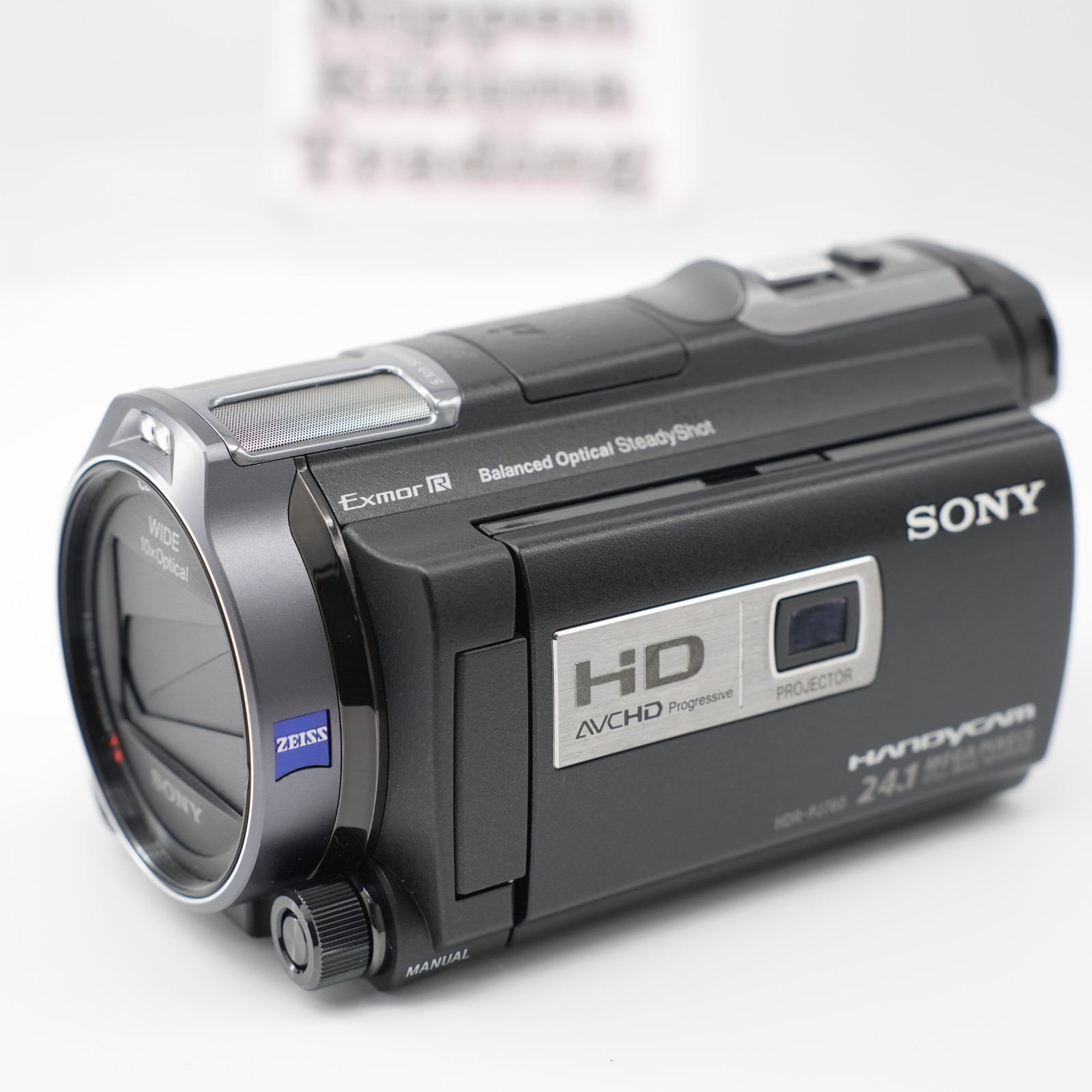 Sony HDR-PJ760V Black Full HD Handycam Camcorder GPS Projector 96GB Tested Japan