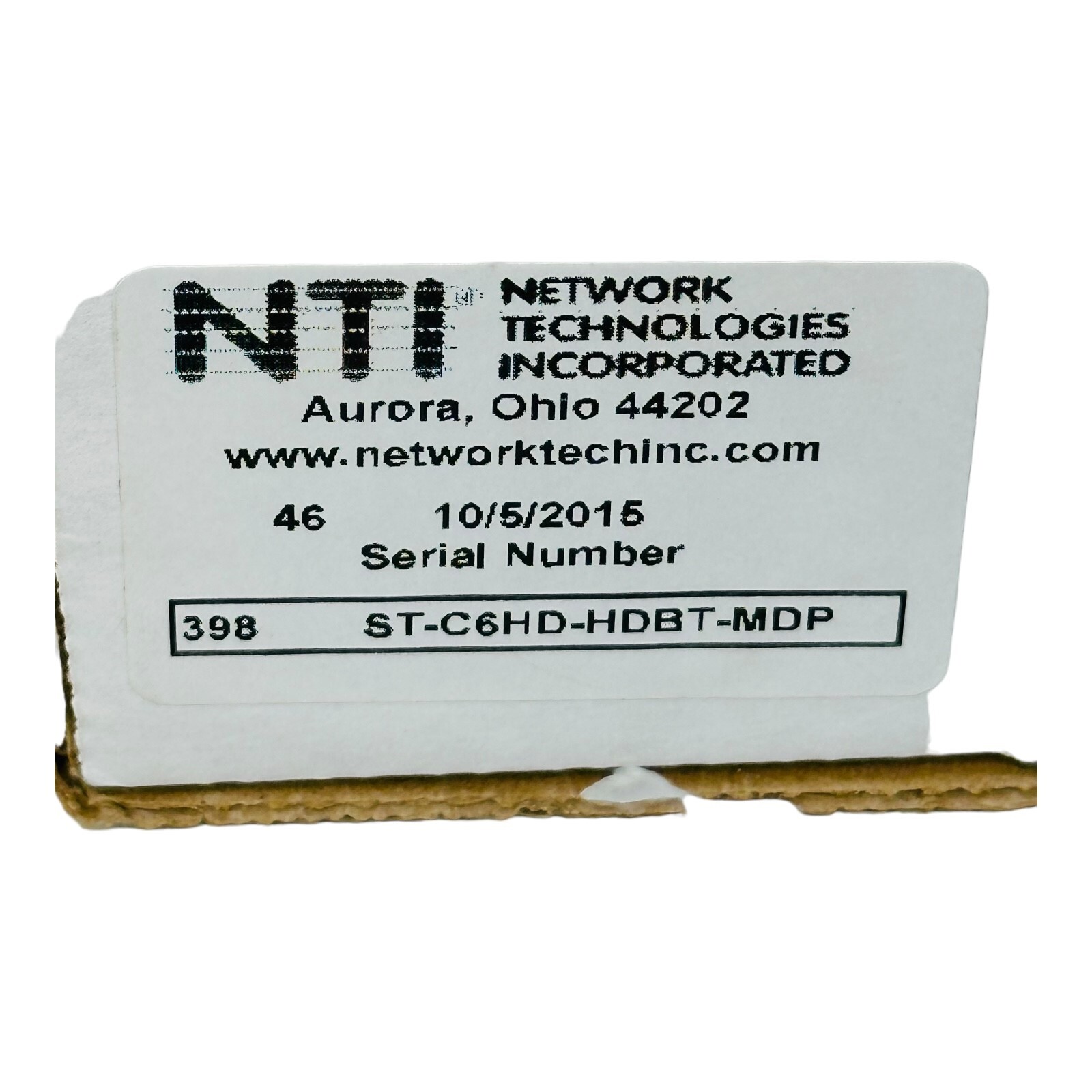 NTI ST-C6HD-HDBT-MDP LOCAL & REMOTE UNIT HDMI HDBase-T NEW/UNUSED SURPLUS