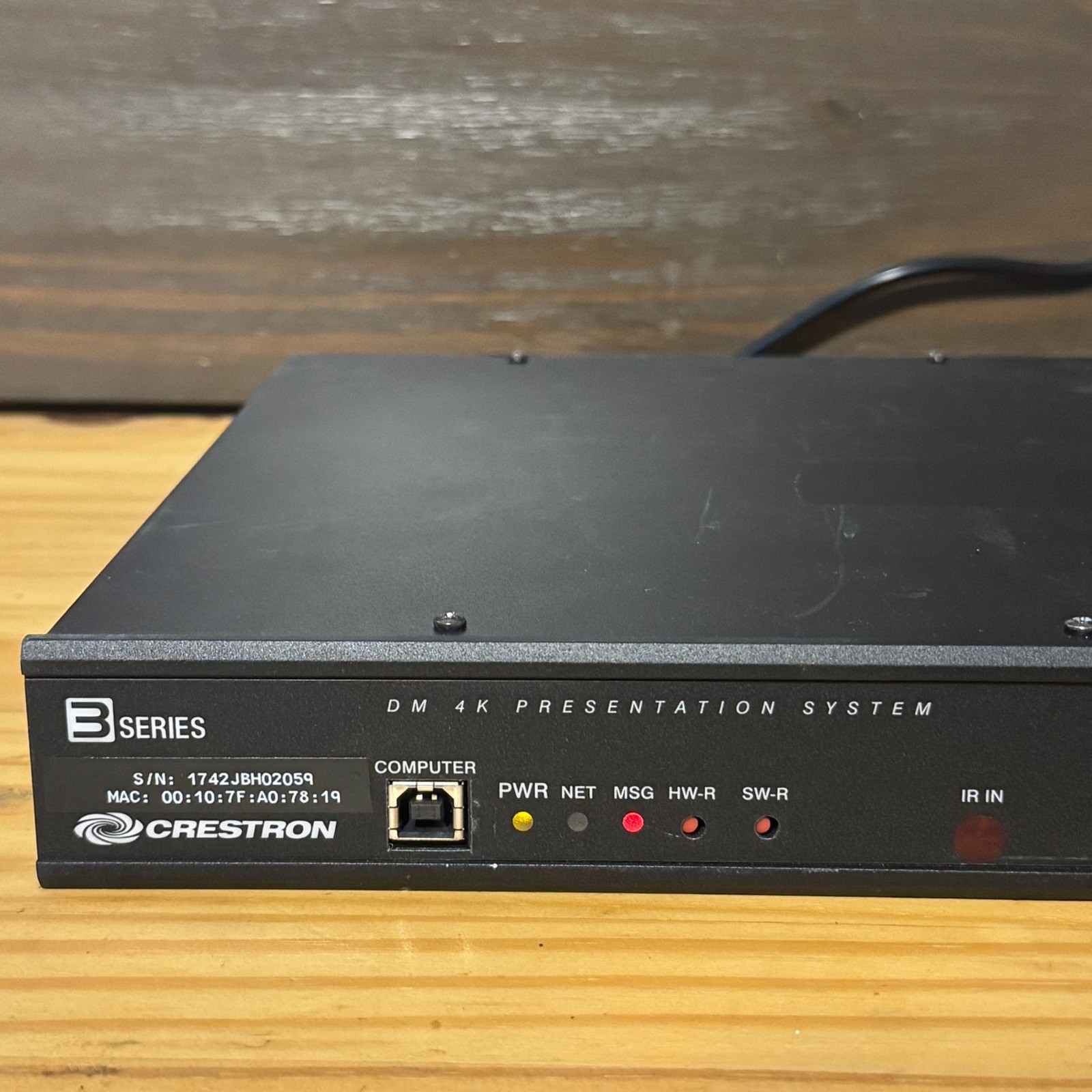 Crestron DMPS3-4K-100-C 3-Series Digital Media Presentation System 4K Switcher