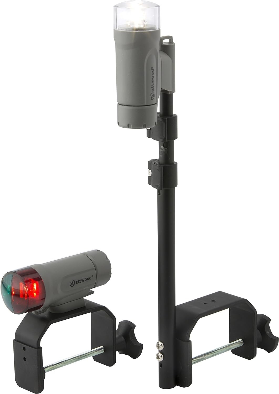 Compact LED Boat Light Kit – Marine Gray