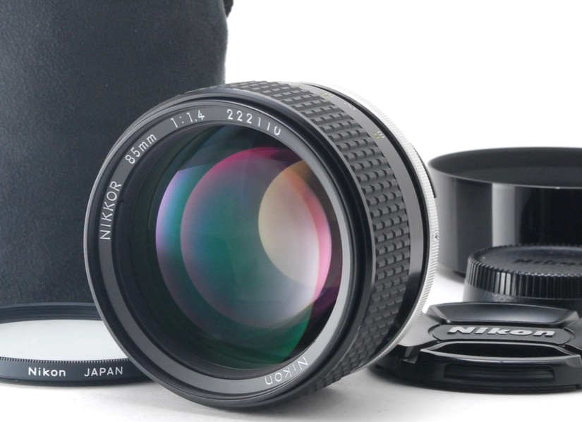 [Near MINT] Nikon Ai-S Nikkor 85mm F1.4 AIS Classic MF Portrait Prime Lens JAPAN