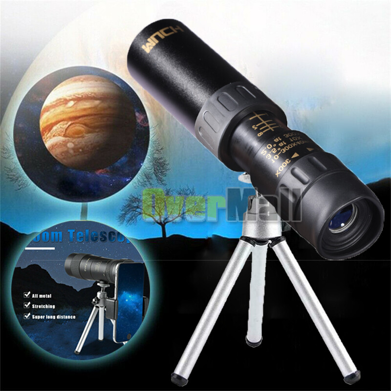40X60/10-300X40 HD Monocular Super Telescope Monoculars Day / Night Vision Zoom