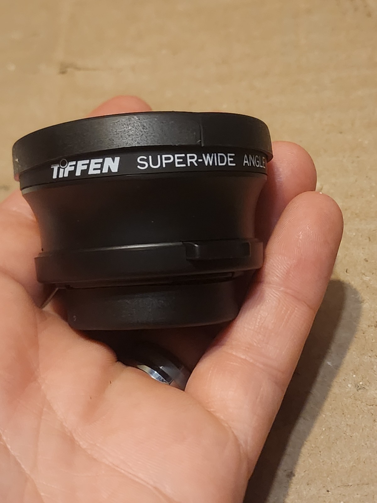 Tiffen Snap-on Conversion Lens 0.5x 37mm Suver-Wide Angle Converter Japan Made