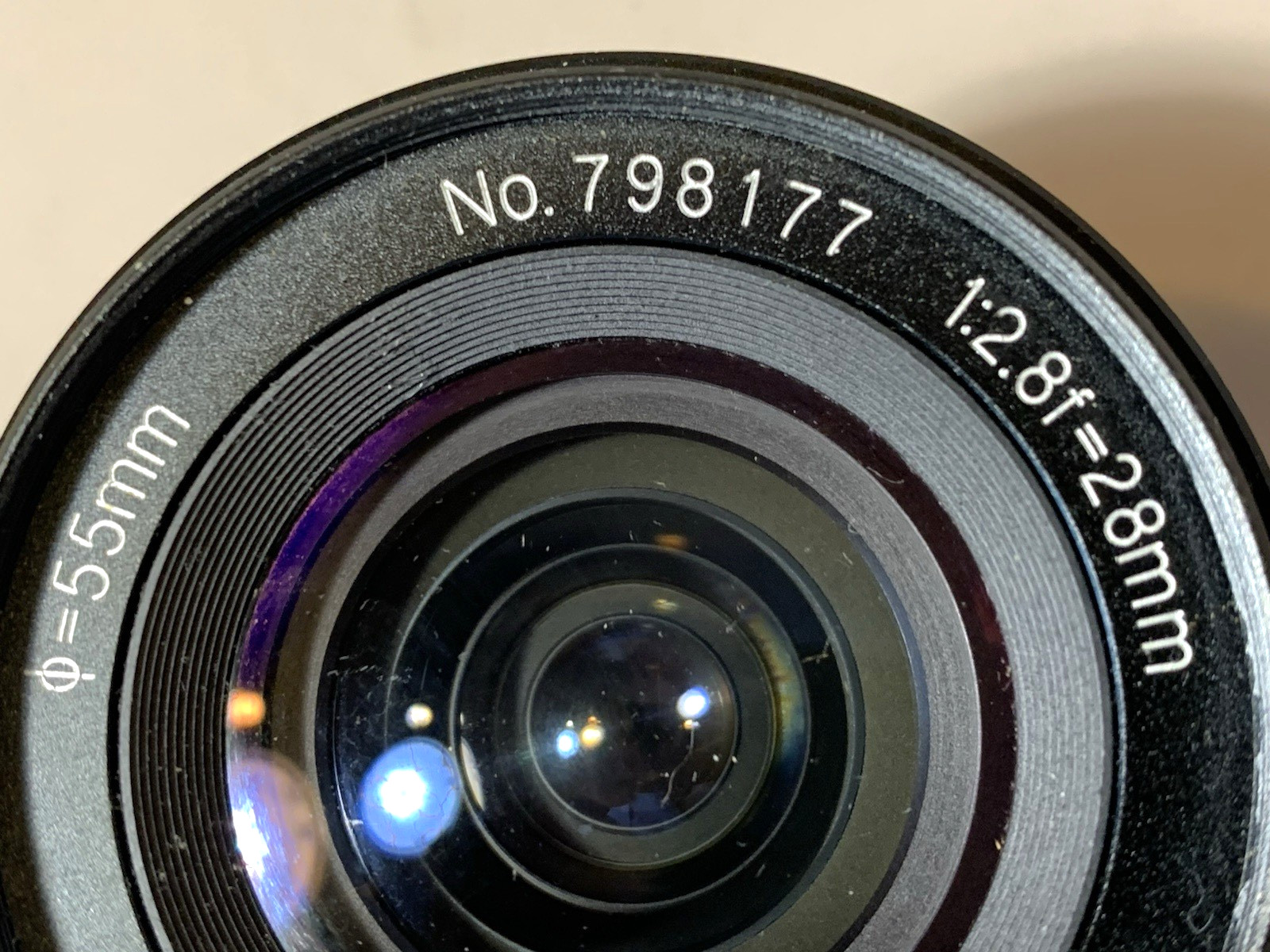 JCPenney Multi-Coated Optics 1:2.8F=28MM 55MM Lens $14 + FREE SHIPPING