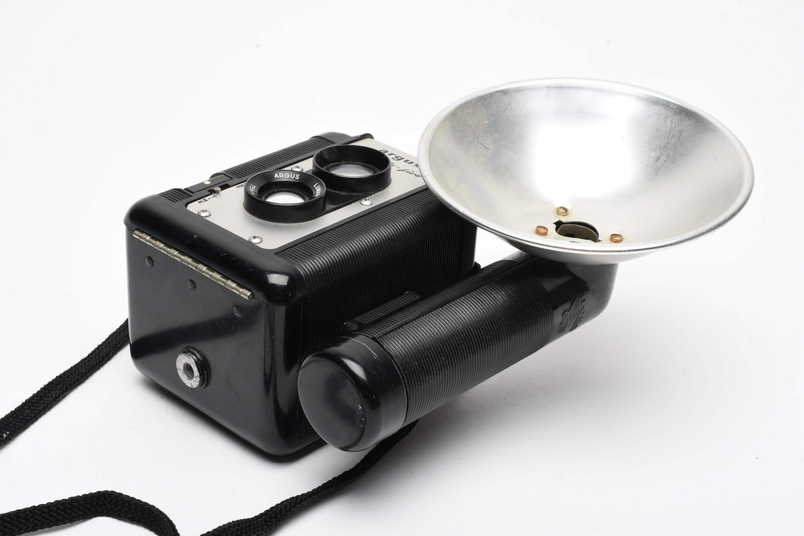 Argus Seventy-Five TLR camera w/Flash reflector, works, Vintage