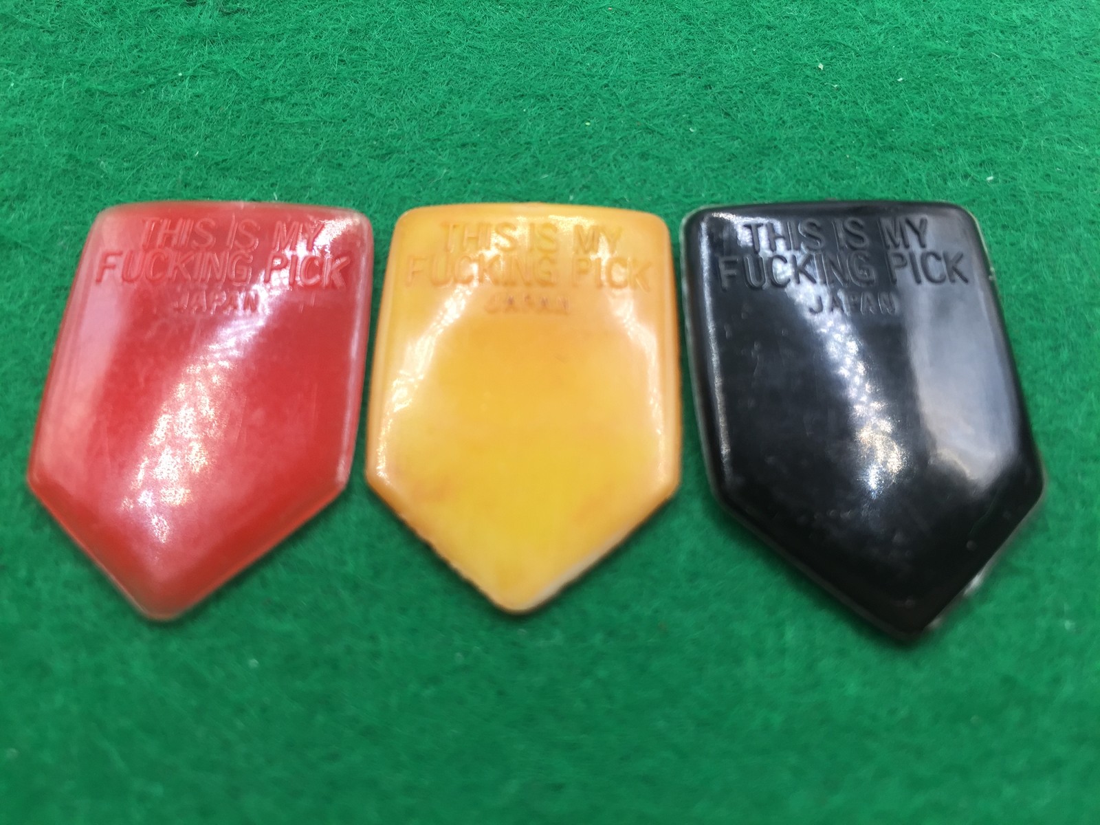 Ritchie Blackmore Model This is My F*cking Pick 3set From JAPAN
