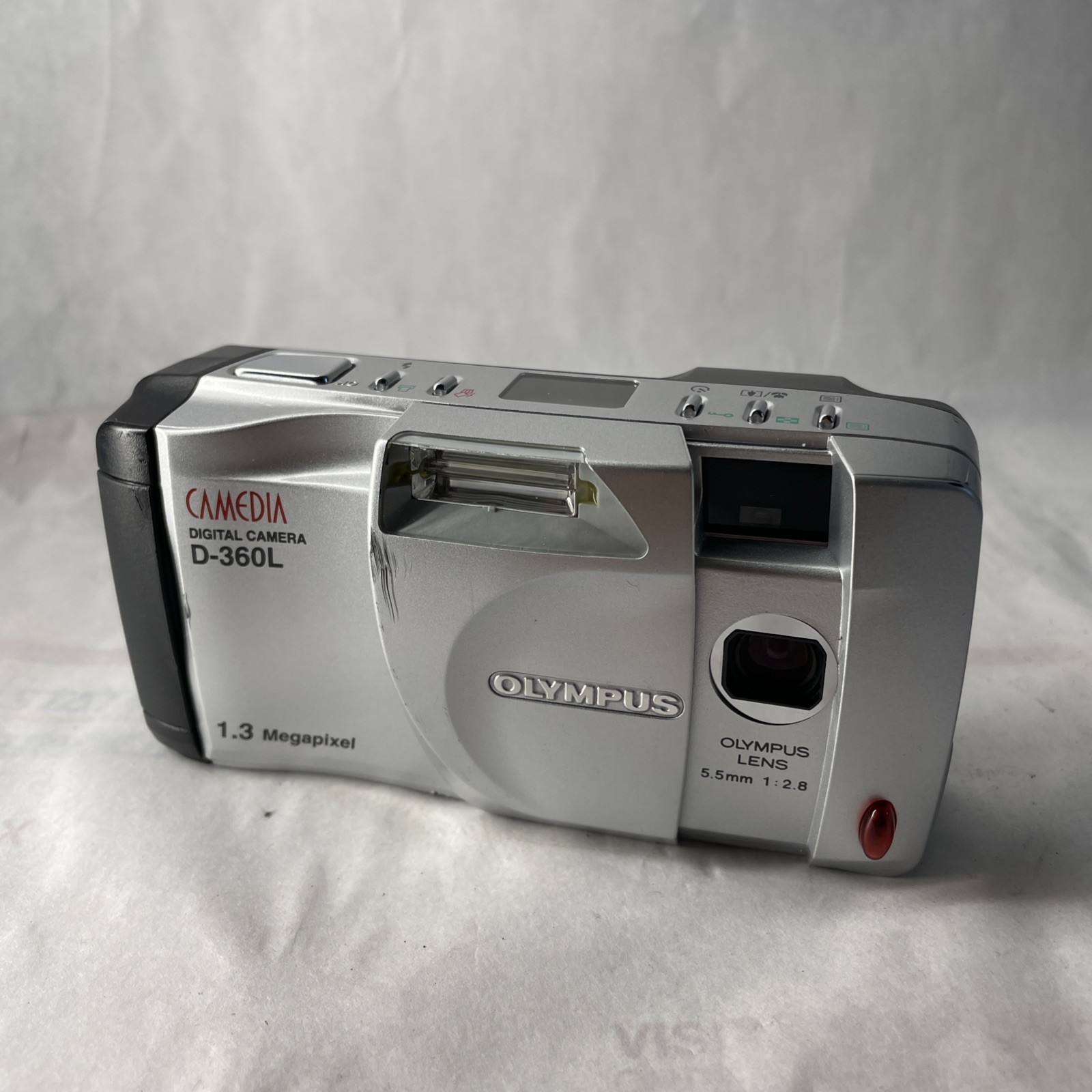 Olympus CAMEDIA D-360L 1.3 Megapixel Digital Camera Silver – Tested & Working !