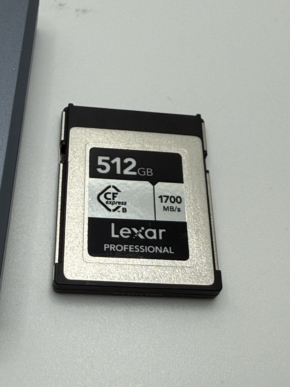 Lexar 512GB Professional Silver SE CFexpress Type B M. Card 1700 mb/s and Reader