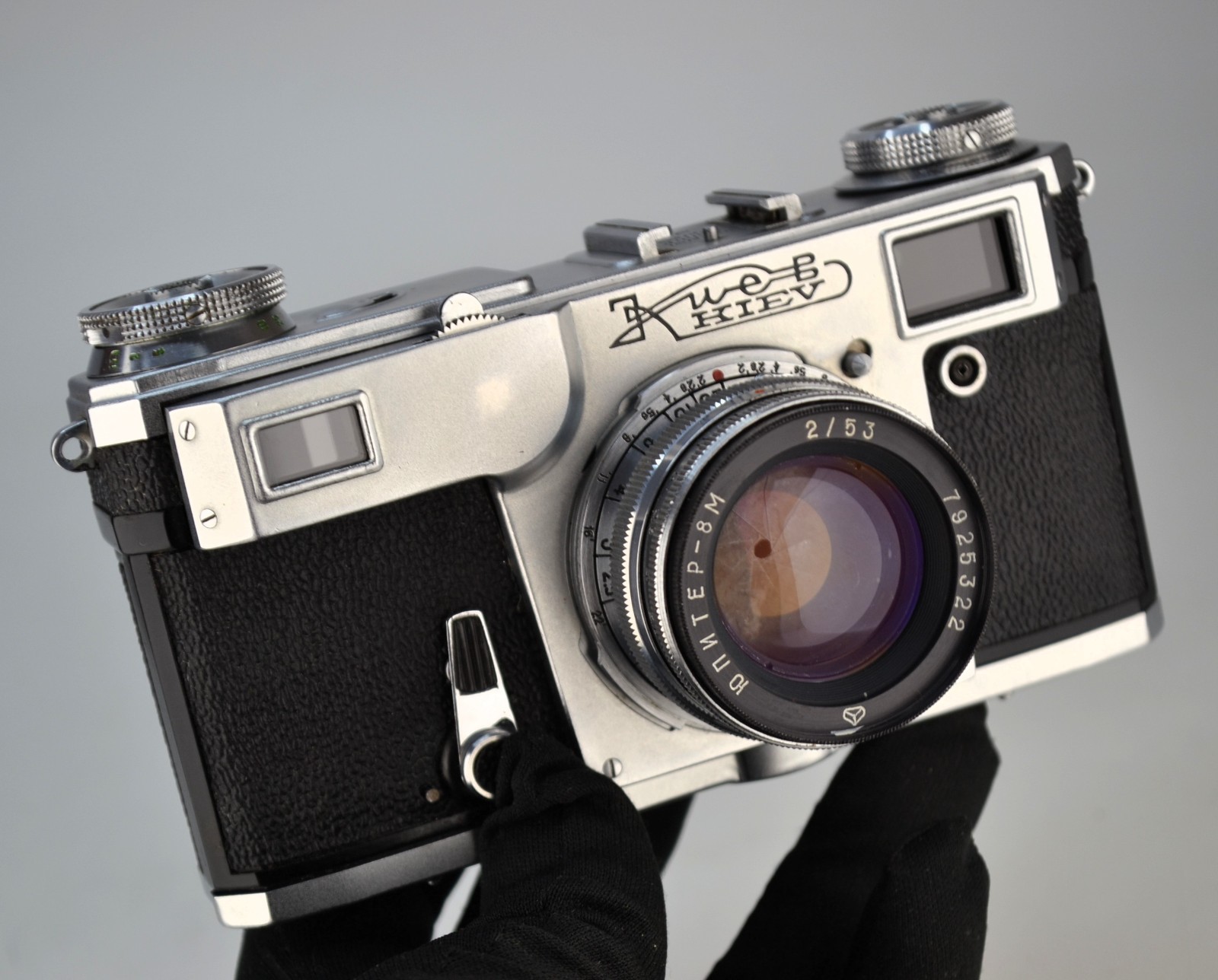 FULLY SERVICED 1979 SOVIET USSR “KIEV-4A” RF CAMERA + JUPITER-8m lens f2/53 (32)