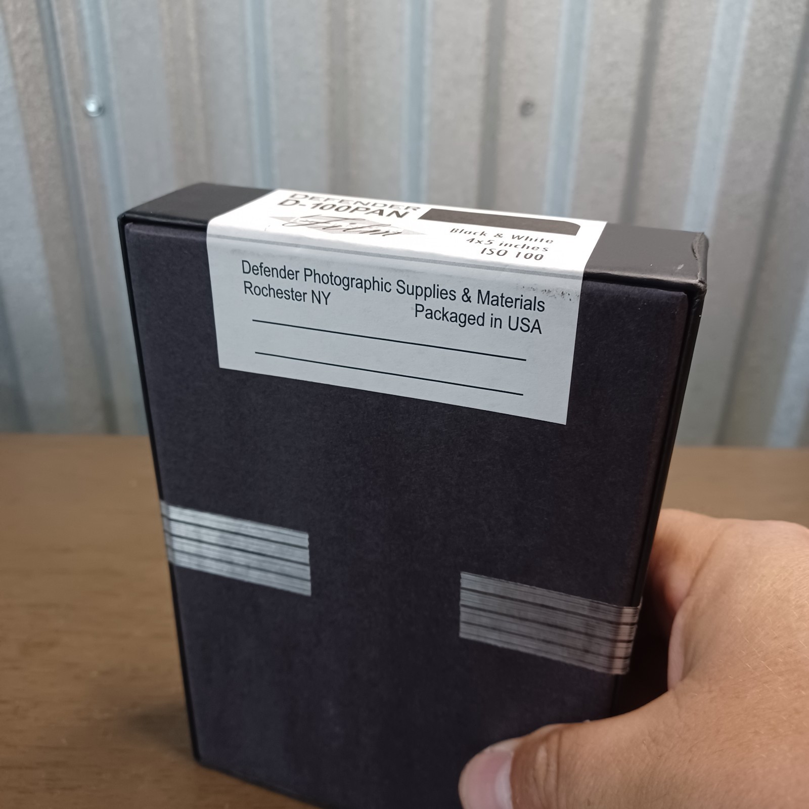 100 Black & White Panchromatic Film 4×5 Iso 100 D-100PAN Sealed EXP