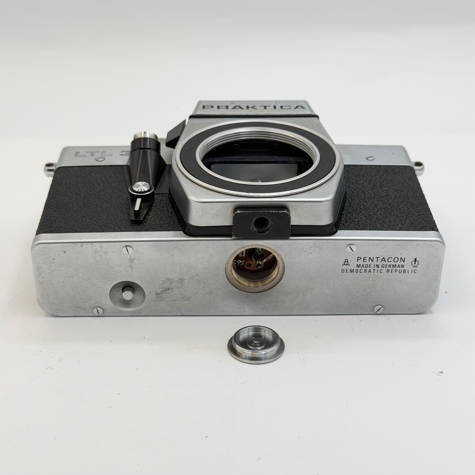 Praktica LTL 3 35mm SLR Film Camera Body Silver Black M42 Mount Vintage