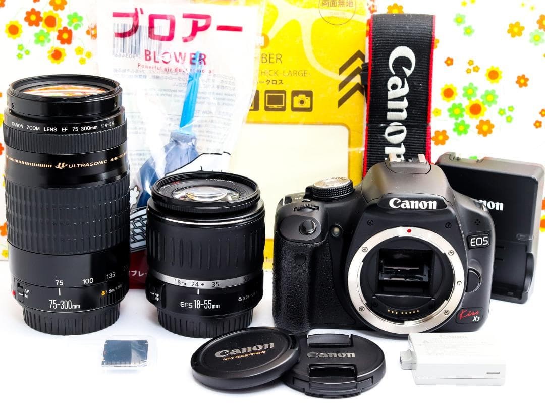 Canon kiss x3 Double Lens Transfer to Smartphone Shipped Within 24 Hours From Ja