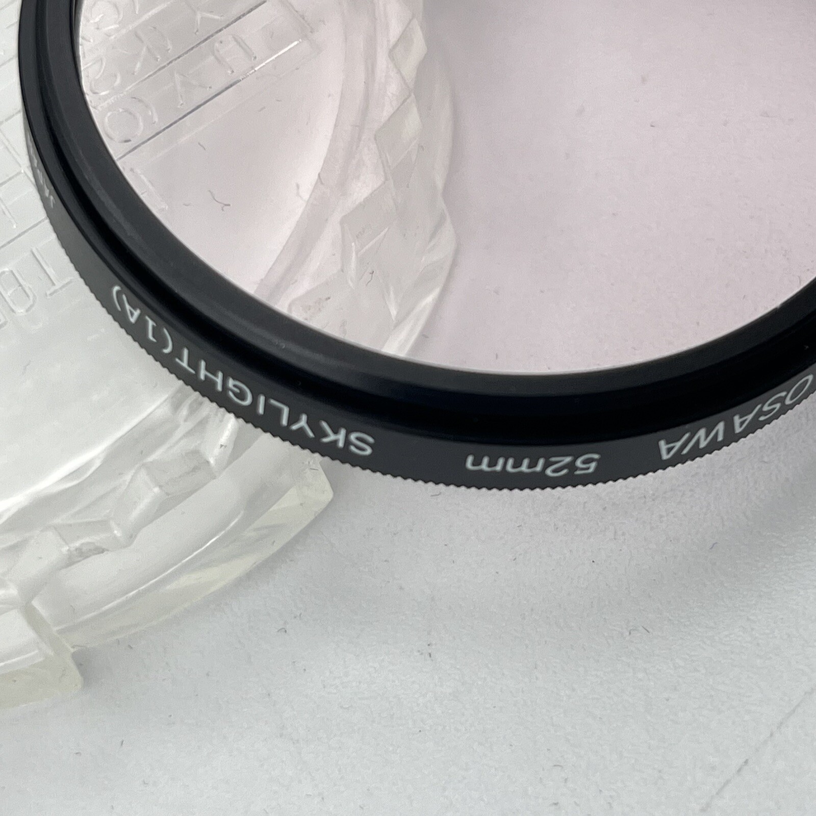 Osawa 52mm Skylight (1A) Filter – Clear Glass – With Plastic Case -Made In Japan