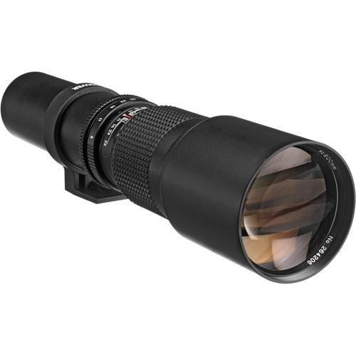 500MM 1000MM TELEPHOTO ZOOM LENS + LARGE BACKPACK FOR NIKON D3000 D3100 D3400