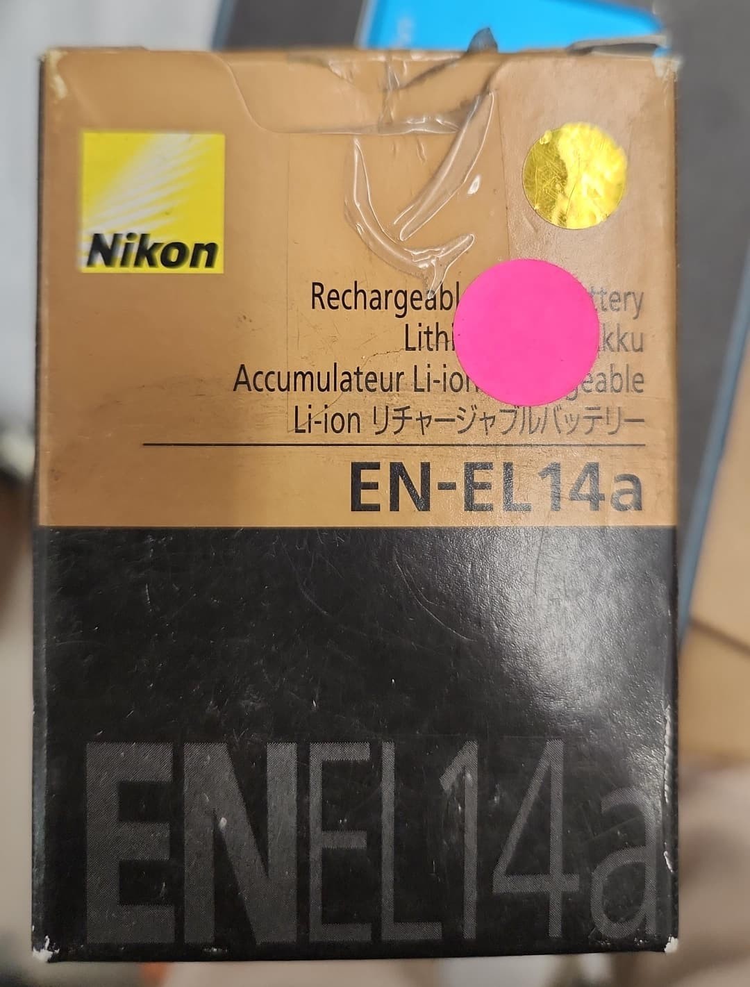 Open box Original Nikon EN-EL14a Battery For D3100 D3200 D5500 D5600 P7700 P7800