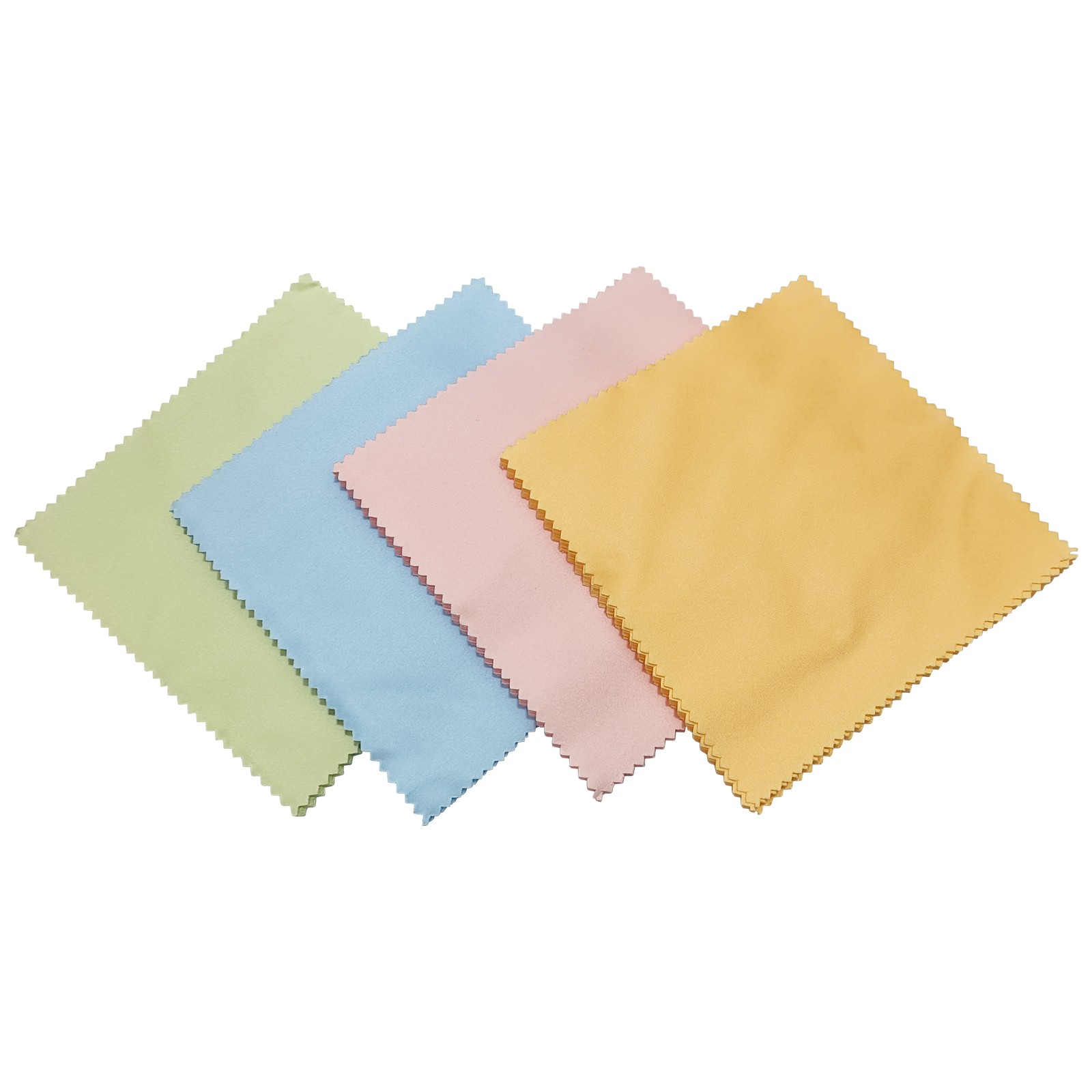 INTSUPERMAI 100pcs Microfiber Glasses Cleaning Cloth Portable 5.11″*5.11″ Size