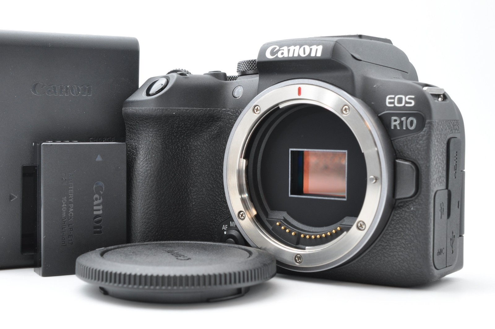 Excellent+5 Canon EOS R10 24.2MP Body Mirrorless Camera Body w/ Battery Charger