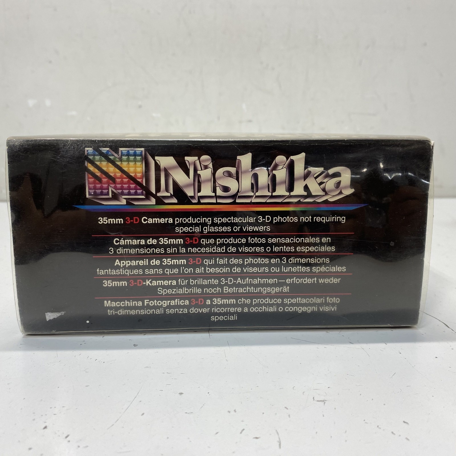 Vintage Nishika N8000 35mm 3-D Stereo Camera Quadra Lens System NIB Tested