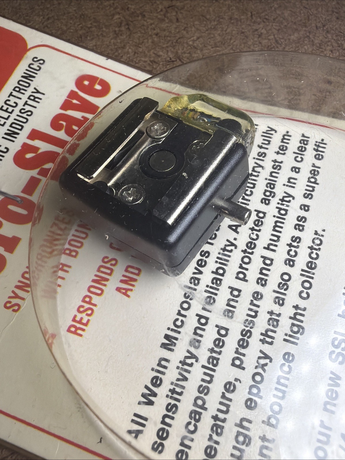 Vintage Wein Products Micro-Slave WP-HS Hot Shoe Photograph NEW NOS RARE WOW!