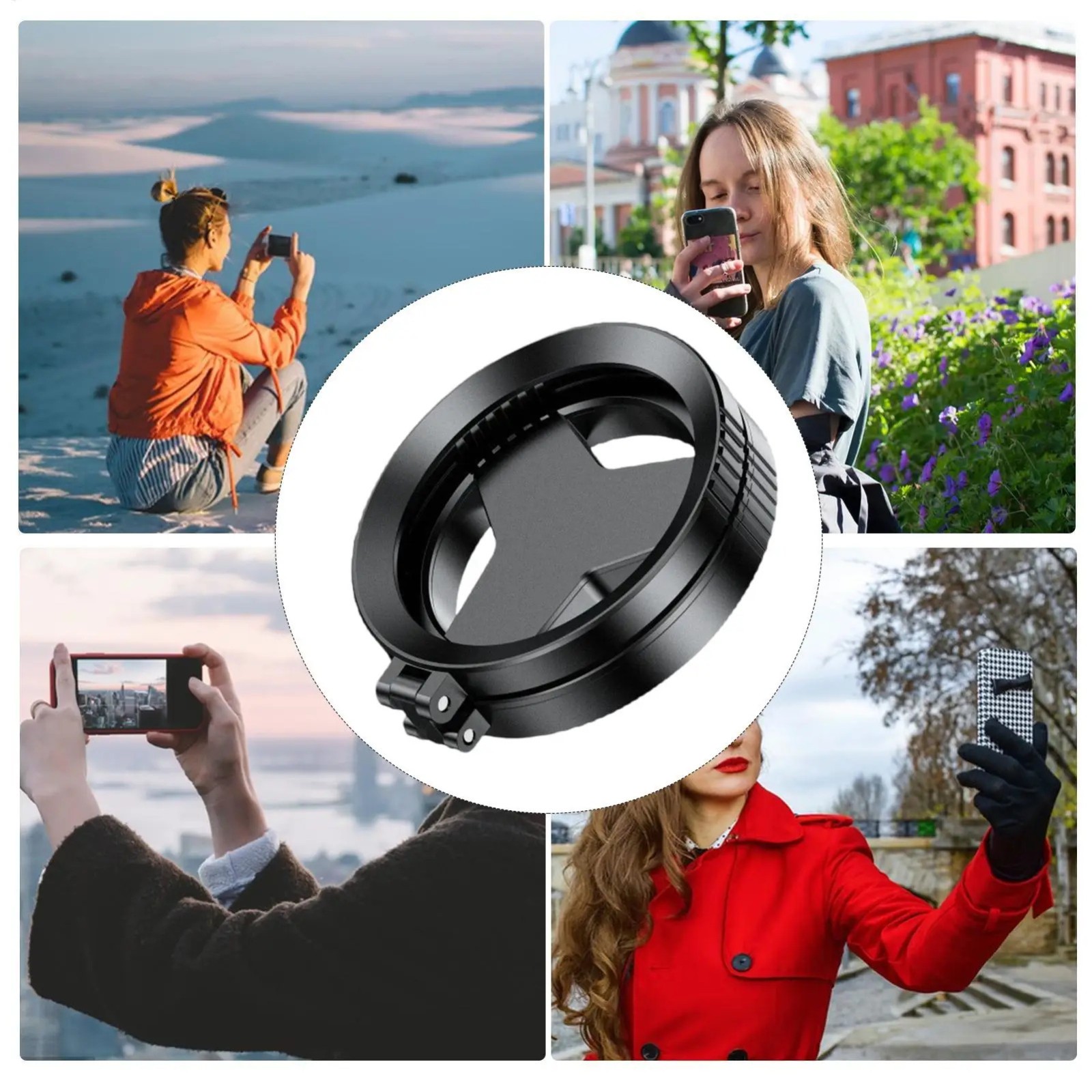 52mm CPL Polarizer Phone Lens Filter Magnetic Clip Anti Glare for Smartphone