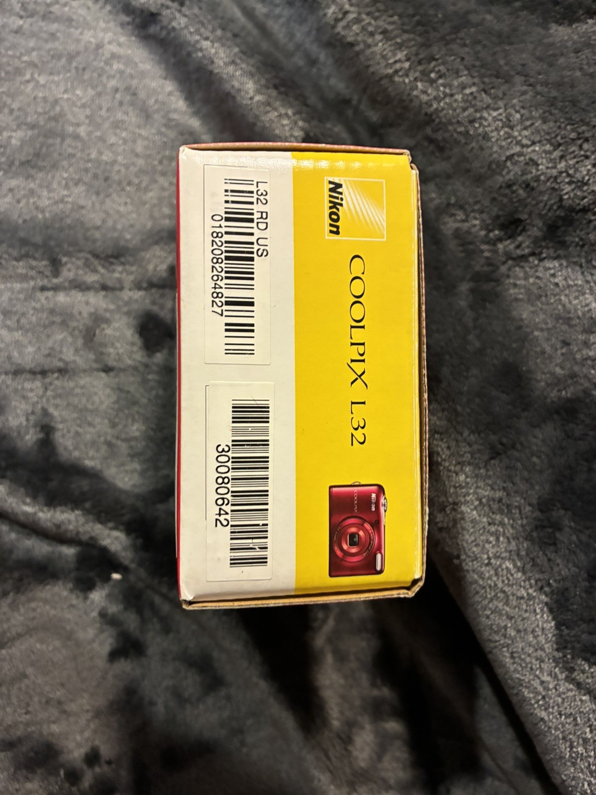 Nikon Coolpix L32 Red 20.1 Megapixel Digital Camera 5x Zoom Pristine Open Box