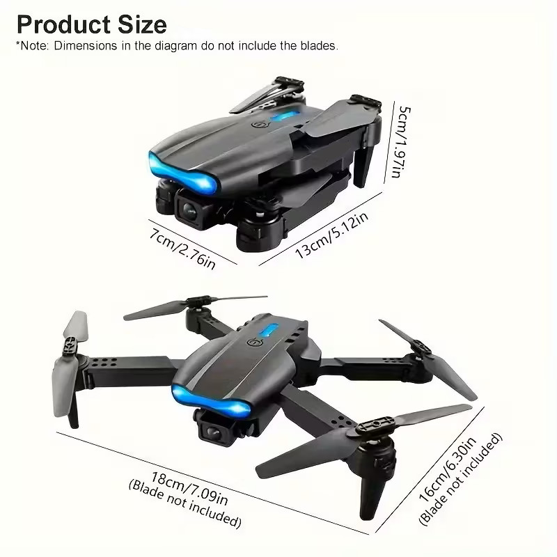 4K HD Drone Dual Camera WiFi FPV Foldable Quadcopter RC with Screen Remote