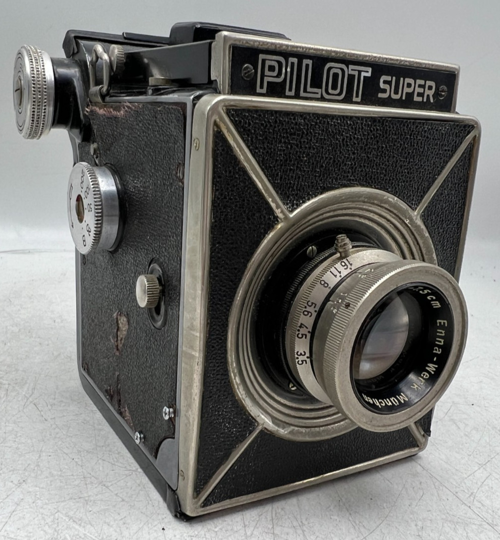 KW Pilot Super Medium Format 6×6 120 Film SLR Camera w/ Enna Ennatar F3.5 75mm