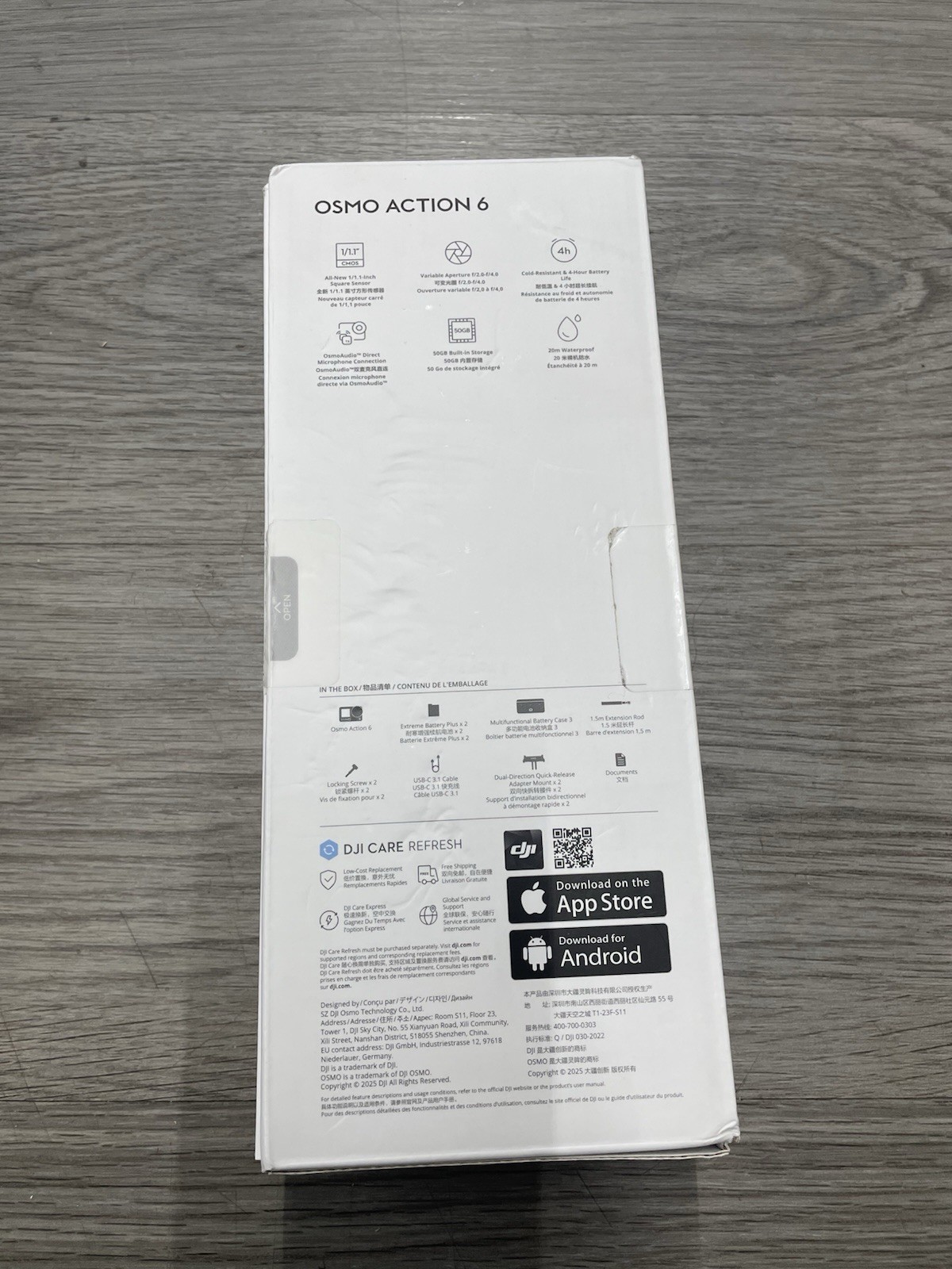 DJI Osmo Action 6 Enhanced Combo – 4K OLED Variable Action Camera