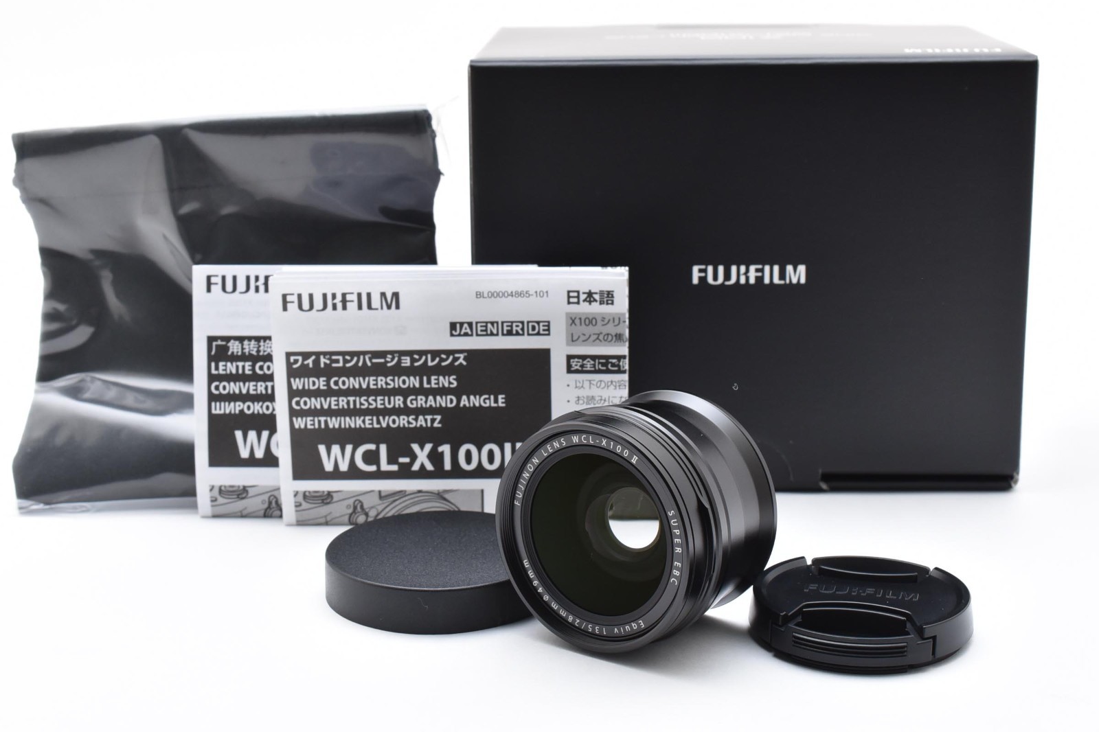 ✨NEW✨ FUJIFILM WCL-X100 II B Wide Conversion Lens Black From Japan S584