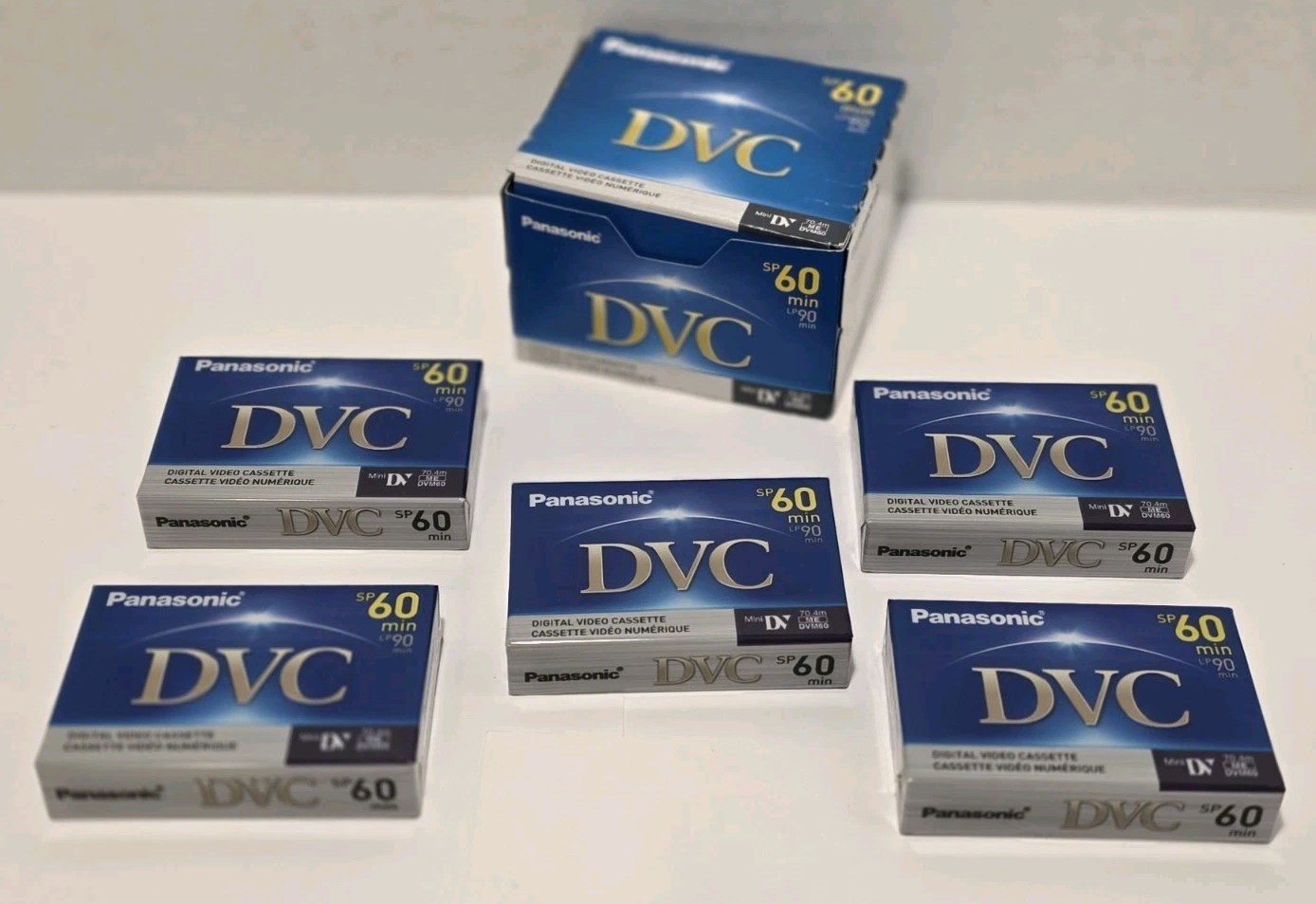 Lot of 10 Panasonic SP 60 min DVC New Sealed Digital Video Cassette AY-DVM60EJ
