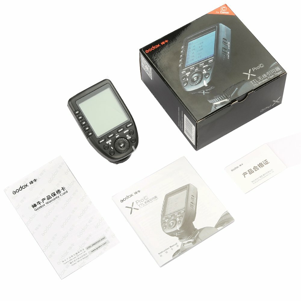 Godox XPro-C 2.4G TTL Transmitter Trigger X System High-speed For Canon Camera