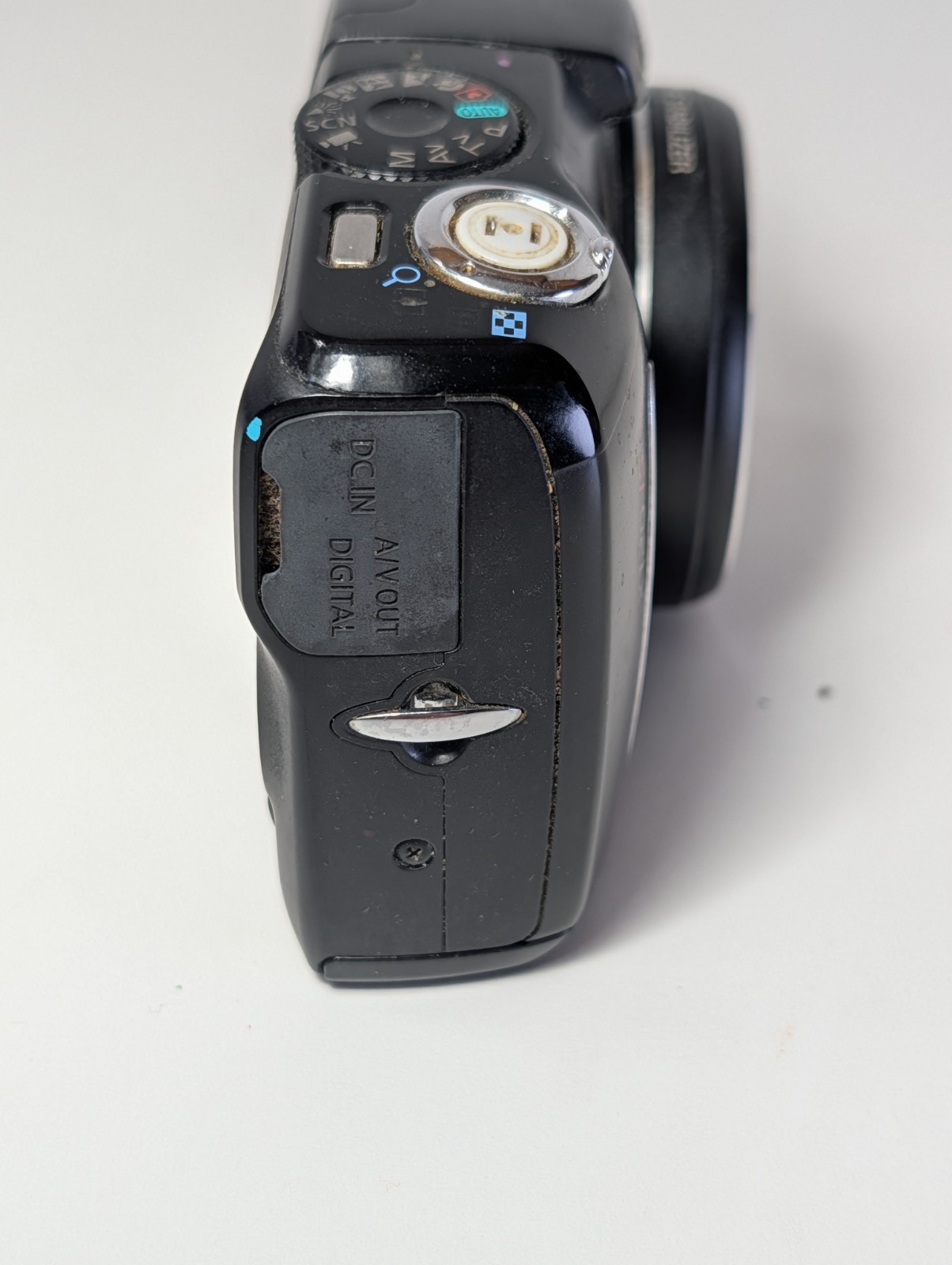 Lot Of 2 Canon PowerShot SX120 IS 10MP Digital Cameras 1 Works, 1 Parts Repair