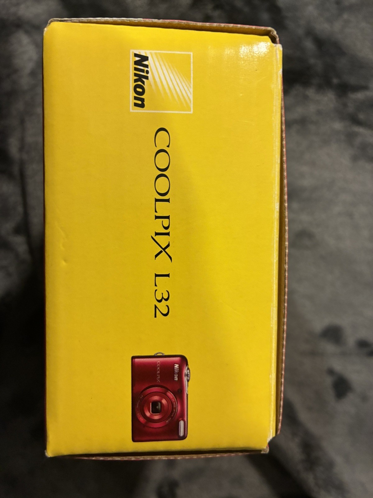 Nikon Coolpix L32 Red 20.1 Megapixel Digital Camera 5x Zoom Pristine Open Box