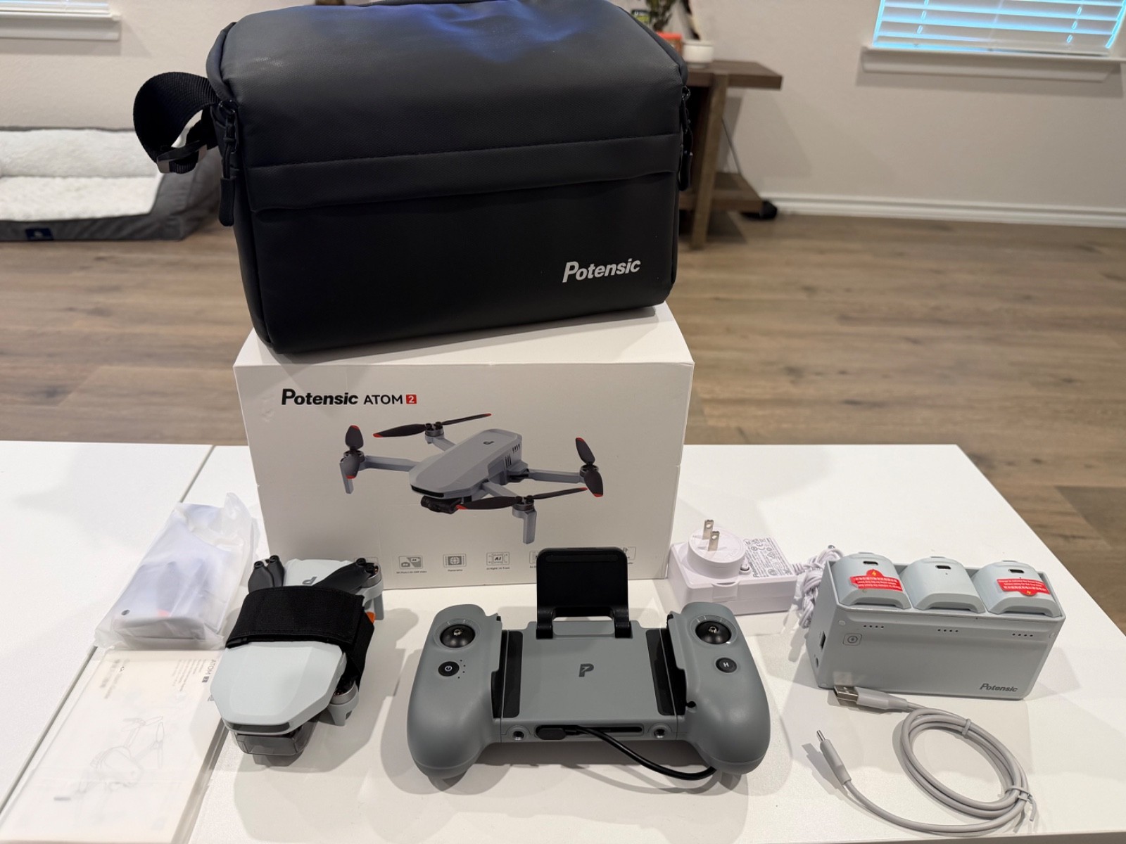 Potensic ATOM 2 Drone 3-Axis Gimbal GPS FPV 4K Camera Under 249g