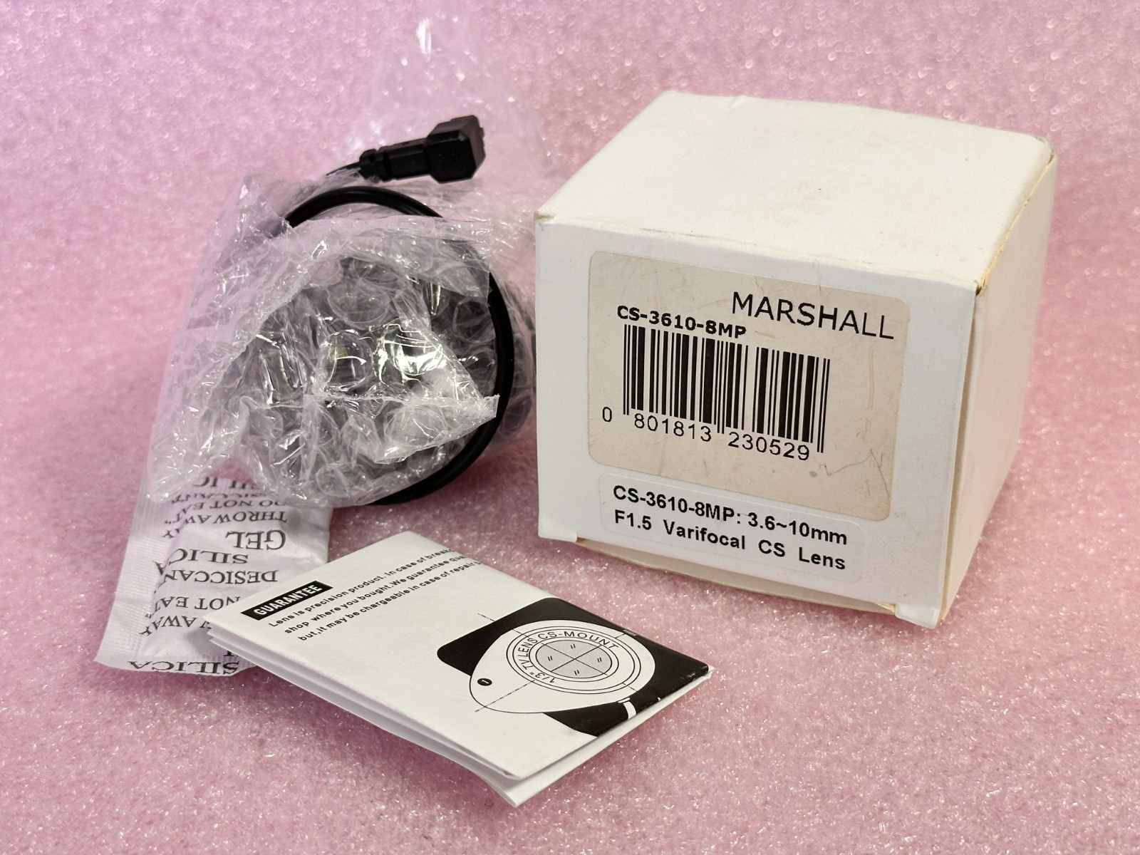 NEW MARSHALL CS-3610-8MP 3.6~10mm 4K UHD 8MP VARIFOCAL CS LENS
