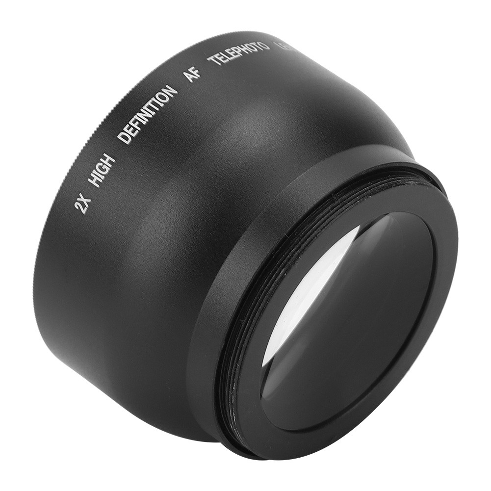 52MM 2X Aluminum Alloy Magnification Additional Lens For All 52MM Diameter