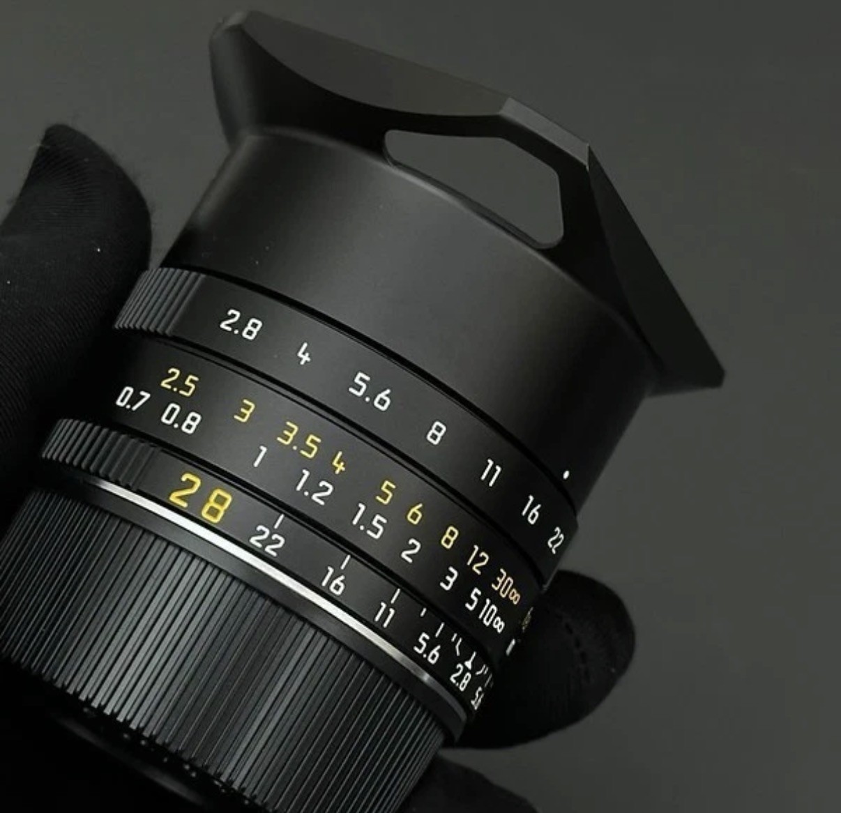 Leica ELMARIT-M 28mm f/2.8 Aspherical V2 MF Lens – Black (11677) ASPH VII